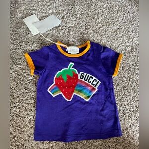 Gucci Graphic Print T-Shirt Size 9-12